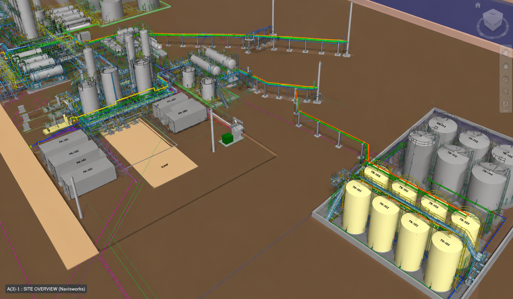 Central Processing Facility brownfield modification